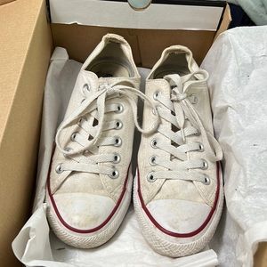 Low Top White Converse